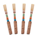 Pack of 4 Oboe Replacement Reeds Cork with Storage Case Medium Cotton Protection