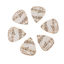 Pack of 12 Acoustic Guitar Ukulele Picks for Guitar Bass Ukulele Parts Accessories
