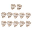 Pack of 12 Acoustic Guitar Ukulele Picks for Guitar Bass Ukulele Parts Accessories