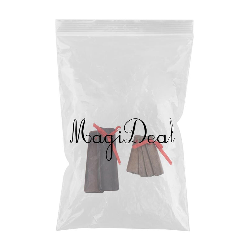 1 Set Wooden Finger Castanets Allegro Chinese Traditional Musical Instrument