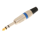 6.35mm 1/4inch Stereo Headphone Jack Plug Audio Adapter Connector Nickel Plated