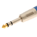 6.35mm 1/4inch Stereo Headphone Jack Plug Audio Adapter Connector Nickel Plated