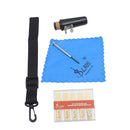 Clarinet Mouthpiece Cap Neck Strap Cleaning Cloth Reeds Repair Tool Replacement Parts 3.94x3.54x1.97inch