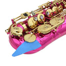 2pcs Clarinet Flute Sax Cleaning Polish Cltoh+Brush for Wind Woodwind Instrument