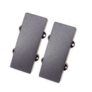 2pcs Black Curved Sealed Humbucker Pickup Cover for 4 String Bass Guitar