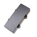 2pcs Black Curved Sealed Humbucker Pickup Cover for 4 String Bass Guitar