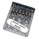 Zinc Alloy L Shape Roller Saddle Bridge Tailpiece Set for Tele TL Electric Guitar Replacement Parts