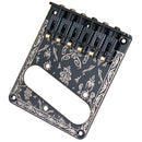 Zinc Alloy L Shape Roller Saddle Bridge Tailpiece Set for Tele TL Electric Guitar Replacement Parts