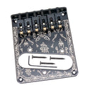 Zinc Alloy L Shape Roller Saddle Bridge Tailpiece Set for Tele TL Electric Guitar Replacement Parts