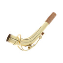 Durable Brass Saxophone Sax Neck Gold Lacquer for Eb Alto Saxophone Accessory