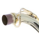 Durable Brass Saxophone Sax Neck Gold Lacquer for Eb Alto Saxophone Accessory