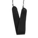 Durable Leather Saxophone Neck Shoulder Strap Sax Belt with Hook Stage Accessory