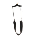 Durable Leather Saxophone Neck Shoulder Strap Sax Belt with Hook Stage Accessory