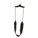 Durable Leather Saxophone Neck Shoulder Strap Sax Belt with Hook Stage Accessory