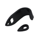 1 Set Metal Saxophone Thumbrests Sax Thumb Finger Support Cushion Pretector Black for Saxophonist