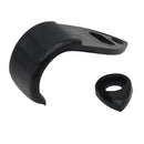 1 Set Metal Saxophone Thumbrests Sax Thumb Finger Support Cushion Pretector Black for Saxophonist