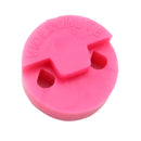 Durable Rubber Violin Mute Sordine Pink DIY String Instrument Accessory