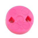 Durable Rubber Violin Mute Sordine Pink DIY String Instrument Accessory