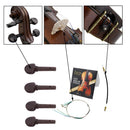 Durable 1 Set Violin Fiddle Replacement Strings with Tuning Pegs End Rope for Violinist