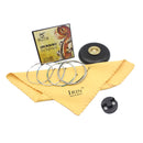 4 in 1 Cello Practice Mute+Strings+Anti-slip Mat+Cleaning Cloth for Beginner Music Lover Gift