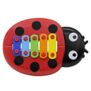1 Set 5-notes Handheld Ladybug Xylophone Piano Toy Children Musical Toys