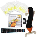 1 Set 4/4 Full Size Violin Replacement Shoulder Rest String 5 Forks Mute Fingerboard Marker for Violinist