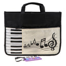 Musical Instrument Piano Keyboard Handbag Shoulder Bag Backpack for Students Gift