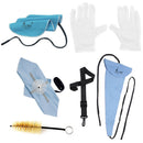 6 Pcs of Set Sax Cleaning Tool Kit Woodwind Instrument Parts for Saxophone