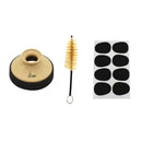 3 in 1 Alto Saxphone Mute Silencer Mouthpiece Patches Pads Mouthpiece Brush Sax Accessories
