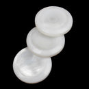 3 Pcs of Pack Trumpet Buttons Cap Repairing Accessory for Trumpet Lovers White Shell