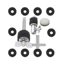Durable Hi-hat Cymbal Stand Screw with Tuning Key Hi-hat Clutch for Drum Set Accessories