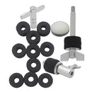 Durable Hi-hat Cymbal Stand Screw with Tuning Key Hi-hat Clutch for Drum Set Accessories