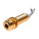 1pc Gold Guitar Endpin Plug Jack for Wood Guitar Pickup Parts Accessories