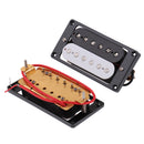 Black Electric Guitar Double Coil Humbucker Pickup Neck&Bridge Pickups for Les Paul Replacement