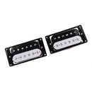Black Electric Guitar Double Coil Humbucker Pickup Neck&Bridge Pickups for Les Paul Replacement