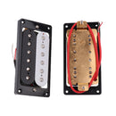 Black Electric Guitar Double Coil Humbucker Pickup Neck&Bridge Pickups for Les Paul Replacement