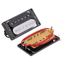 Black Electric Guitar Double Coil Humbucker Pickup Neck&Bridge Pickups for Les Paul Replacement