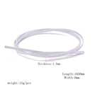 Guitar Purfling Edge Trim Inlay Purfling Strip for Acoustic Guitar White 64.96x0.24x0.04inch