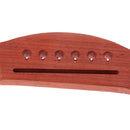 Guitar Bridge Red Pear Thru Guitar Bridge for Acoustic Guitar Parts