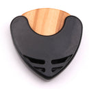 2 Pieces Wood Guitar Pick w/ Holder Acoustic Guitar Replacement Accessory