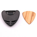 2 Pieces Wood Guitar Pick w/ Holder Acoustic Guitar Replacement Accessory