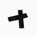 2 Pieces ABS Plastic Saxophone Reed Clips Holder Sax Parts for Saxophonist Black