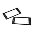 2 Pieces Replacement Electric Guitar Humbucker Pickup Mounting Ring Frame 92x46x2mm