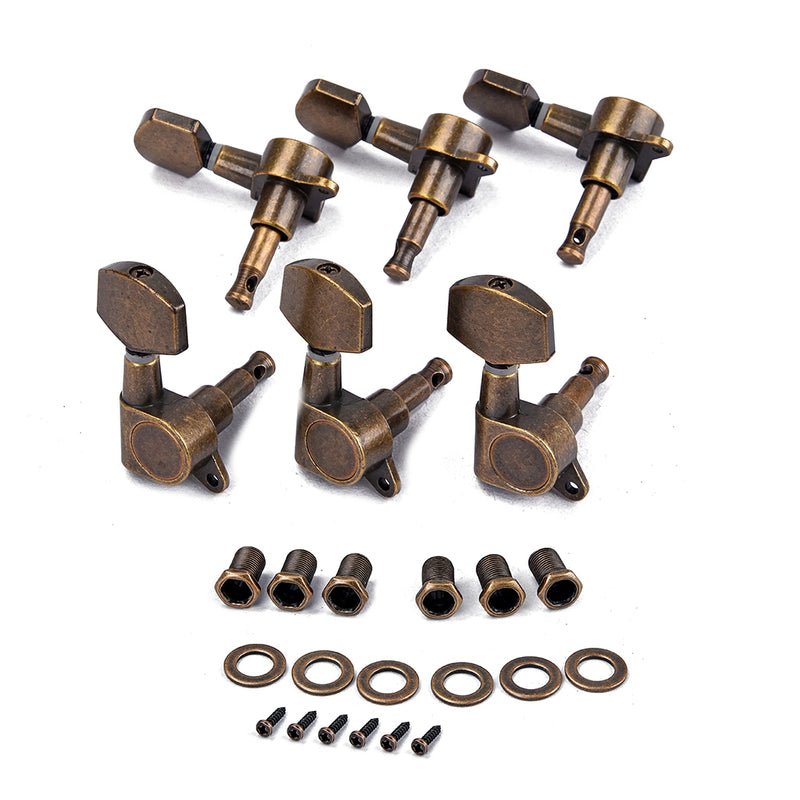 1 Set 3R3L Guitar Tuning Pegs Machine Heads for Acoustic Guitar Parts