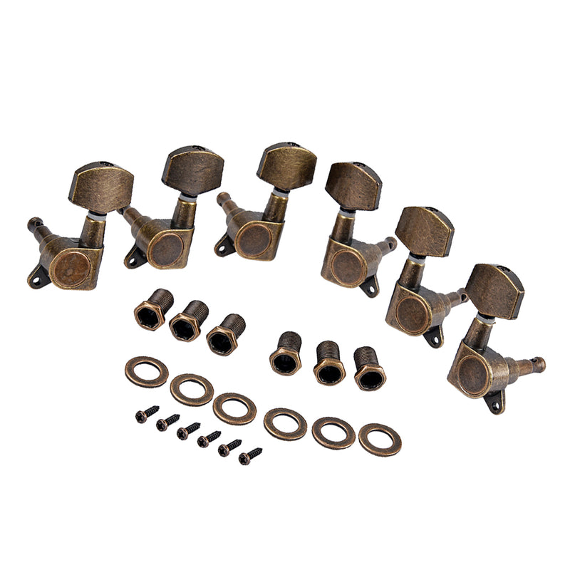 1 Set 3R3L Guitar Tuning Pegs Machine Heads for Acoustic Guitar Parts