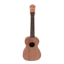 23inch Concert Ukulele Hawaii Guitar DIY Kit with Nut Saddle Bridge Strings Tuning Pegs Gig Bag