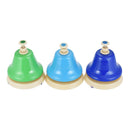 Colorful 8 Note Hand Bell Rhythm Toy Alter Distinct Tone Bell for Beginner