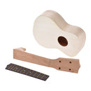1 Set Maple Wood Unfinished 21inch Ukulele Kits Hawaii Guitar Blank Material
