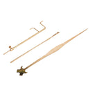 1 Set Copper Sound Post Gauge Measurer with Retriever Clamp & Setter for 4/4 Cello Repair Tools