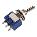 On-On 2 Way SPDT Mini Switch Round Bat for Guitar Bass Parts